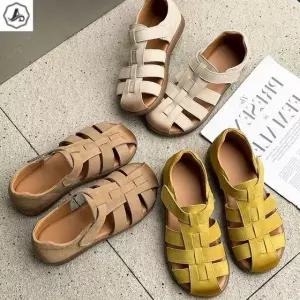 [애슬릿] 피셔맨 샌들 발편한 가죽 찍찍이 스트랩 데일리 여름