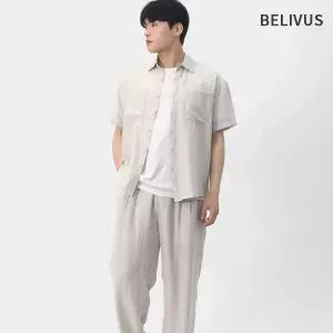 빌리버스 남성 여름 린넨 상하의 세트 BOCET012