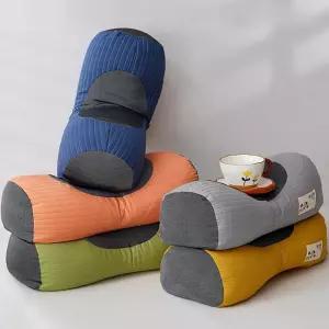 목편한 여름 순면 메밀베개 일자목 수면 낮은 경추 목베개