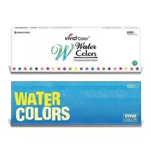 비비드 수채화 물감 7.5ml 20색 세트 1P 미술 준비물 물감세트
