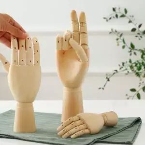 손 모양 데생 스캐치 그리기 모형 나무 원목 오른손 손관절인형