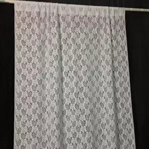 레이스망사커튼 장미꽃인테리어커튼 레이스커튼