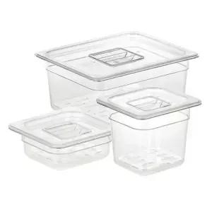 밧드 반찬통 냉장고 보관 용기 샐러드통 1/6 깊이 4in