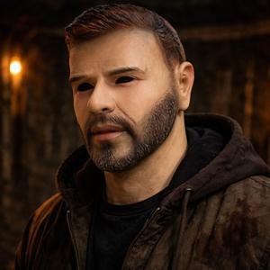 현실적인 라텍스 남성 마스크 크리스 헴스워스 연예인 마스크 할로윈 카니발 의상 파티 멋진 드레스 성인