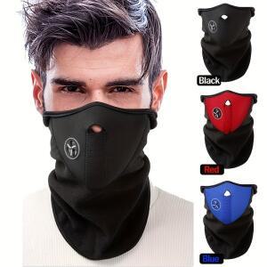 겨울 양털 열 방풍 스키 마스크 사이클링 달리기 및 야외 활동을 위한 목 보호대 스카프 따뜻하고 편안하게