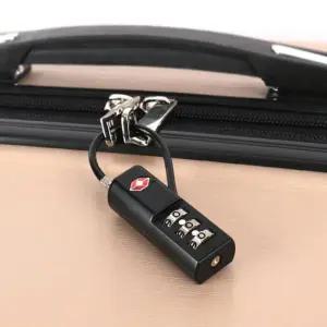 [라일리] Rly TSA 와이어 자물쇠 90mm 여행용자물쇠 비밀
