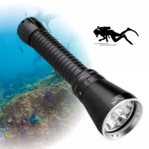 작업등 8000루멘 XHP 70.2 슈퍼브라이트 LED 수중랜턴 풀세트