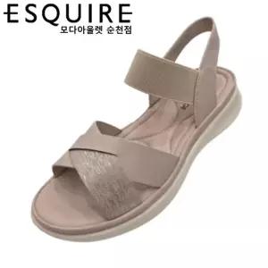 [에스콰이아]푹신한 쿠션감 편안한 착용감 오래 걸어도 발편한 나들이 샌들 YAEMSD703