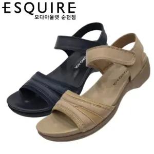 [에스콰이아]푹신한 쿠션감 편안한 착용감 오래 걸어도 발편한 데일리 샌들 YAEMSD701