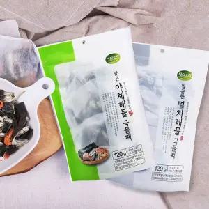 바다소리 멸치해물국물팩 1봉+야채해물국물팩 1봉