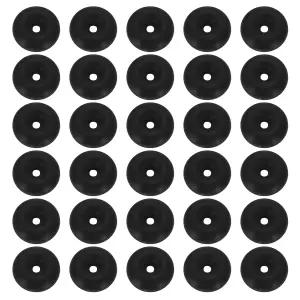 파티킬 오링 씰 50개 EPDM 고무 씰링 원형 배관 세척기 자동차 엔진 솔레노이드 밸브 펌프 계기판 검은색