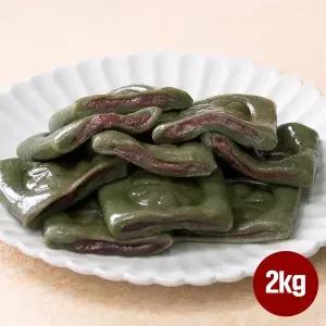 [아리울떡공방]굳지않는 쑥앙금절편 2kg (1kg*2봉)