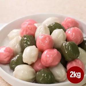 [아리울떡공방]굳지않는 모듬 꿀떡 2kg (1kg*2봉)