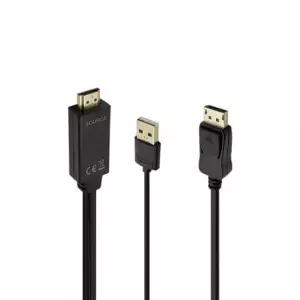 HDMI TO DP 케이블 3M 4K UHD 영상 음성 3D 연결선