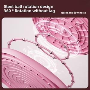디지털 디스플레이 트위스팅 디스크 충전식 자기 지압 패드 미끄럼 스마트 카운팅 마사지 바디 쉐이핑