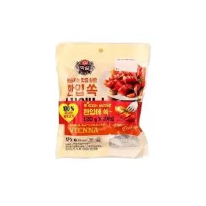 CJ 한입쏙 비엔나 120g 2개입 2봉