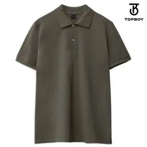 [탑보이] 스탠다드 코튼 카라 반팔 티셔츠 (JW629)