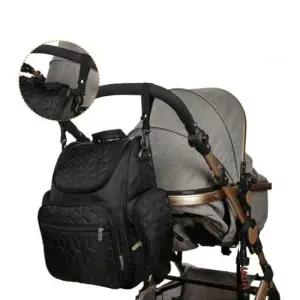 기저귀백 아빠기저귀가방 엄마백팩 아기옷 수납 검정색 이너백