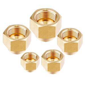 1PC 황동 플레어 압축 45도 피팅 가스 라인 튜브 파이프