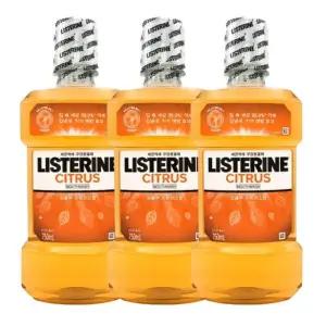 리스테린 내추럴 시트러스 750ml x 3개
