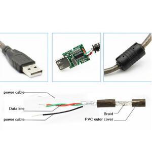 카라식 5M 10M 20M USB 2.0 액티브 리피터 케이블 A 타입(수) - 연장 (컴퓨터 프린터 무선 네트워크 카드