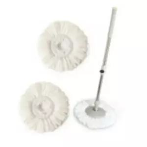 ( )통돌이 회전 물걸레 청소기 리필 봉+걸레