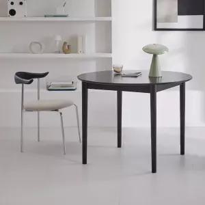 하이디 모노 멜로우 원형 1200 2인 원목 식탁세트