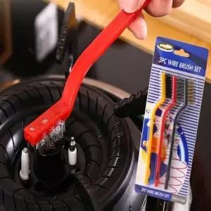 (옵션 미니쇠솔3종-단품)주방청소브러쉬 틈새솔 찌든때제거 스텐브러쉬 미니 쇠솔 세트 3종