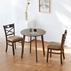 캔버라 하트 2인 원형 식탁세트 2colors