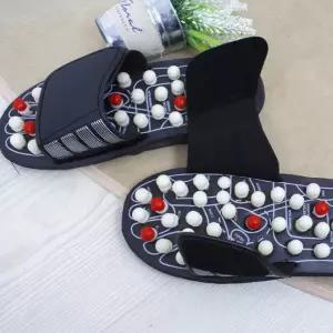 지압슬리퍼 발편한 발바닥 마사지 쿠션 직장인 사무실 거실 실내화