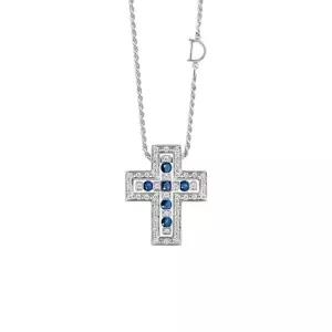 20083513 벨 에포크 다이아몬드 십자가 목걸이