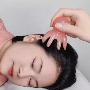 문어 마사지기 두피 괄사 마사지봉 빗 목 어깨-WFNQNY0