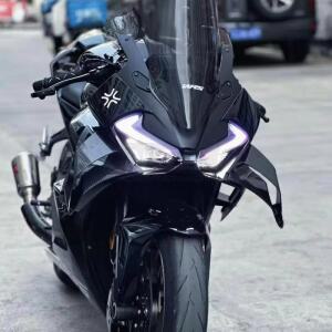 포라식 CFMOTO 675SR SR-R 2024 오토바이 사이드 에어로다이나믹 윙 키트 고정 윙렛 페어링 배플 스포일러