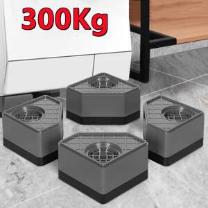 호환 4Pcs 세탁기 방진 패드 고무 피트 다리 매트 자동 세탁기 건조기 가구 지원 댐퍼 스탠드