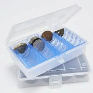 경량 플라스틱 휴대용 동전 케이스 지갑 여행용 분리-WFNSAXG