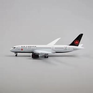 몽테조이 20CM 1:400 B787 캐나다 항공 비행기 다이캐스트 합금 모델 리셉션 지역 장식 선물 제공에