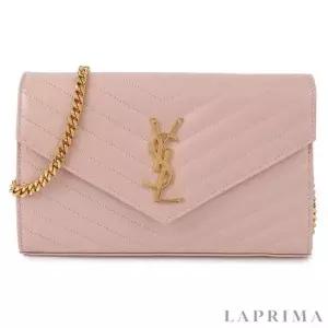 생로랑 MUST IT_ 그랑 드 뿌드르 클래식 체인 지갑 377828-BOW01-6920