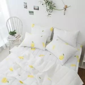 고품질 bns LEMON 시어서커 여름 침구 베개커버 50 70 차렵이불세트 ...