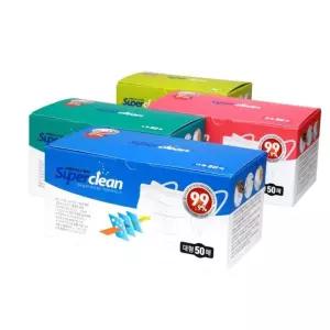 3Q 슈퍼클린 KF94 미세먼지 방역 마스크 50매