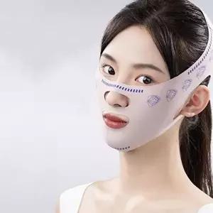 얼굴 리프팅 밴드 안면 리프팅 밴드 브이라인 이중턱 수면 탄력 마사지기-WFNSLR6