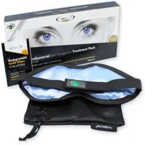 안과 의사 프리미엄 드라이 마스크 - 안구 건조증 안검염 및 MGD를 위한 무균 항균 핫 컴프레션 탈착식