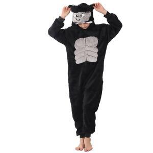 와펀 애니멀 원시 코스튬 남아 여아 남성 코스프레 할로윈 부활절 블랙 고릴라