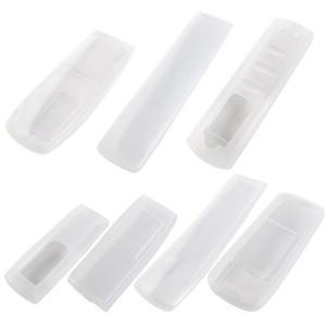 투명 미끄럼 방지 실리콘 에어컨 커버 TV 원격 보관 가방 제어 케이스 보호