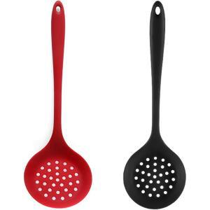 실리콘 스키머 스푼 스틱 슬롯 주방 국자 싱크 요리 소쿠리 필터 스트레이너