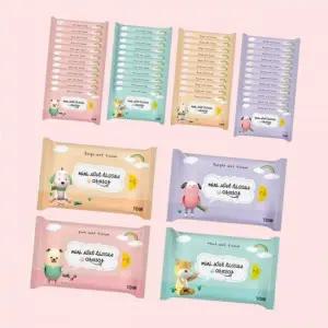 홈앤미 휴대용 미니 물티슈 10매 50팩 4309151