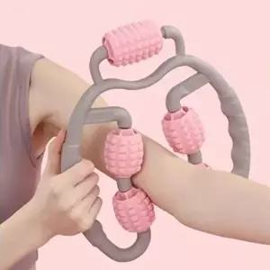 고품질 WL 종아리 지압봉 회전 전신마사지 5구롤링 마사지릴 마사지스틱 종아리롤러 마사지봉 WFLU1WQ