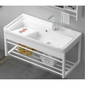 애벌빨래 싱크대 벽걸이형 Kzj825 1 기계 50cm 스테인리스행거 50세면기 90 개수대 씽크대 베란다 세면대