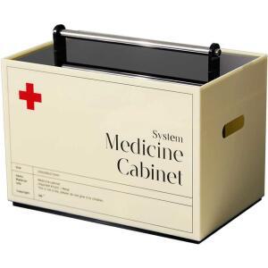 비상약 보관함 상자 가정용 상비약 박스 가방 그레이 휴대용 수납함 구급차모양 마스크 치즈 엠뷸런스