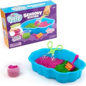 교육 인사이트 플러플 R 센서리 스테이션 - 빈 폼 세트 용 모래 장난감 및 슬라임 대체품 없음 가정이나