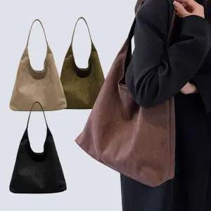 (큰손할인) 스웨이드 호보백 겨울 출근 숄더 가을 가방 보부상 쇼퍼